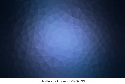 Light blue abstract mosaic background. Modern geometrical abstract illustration with gradient. A new texture for your design.