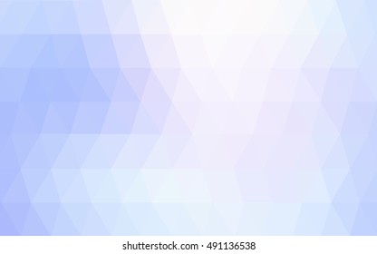 Light blue abstract mosaic pattern. A sample with polygonal shapes. The elegant pattern can be used as part of a brand book.