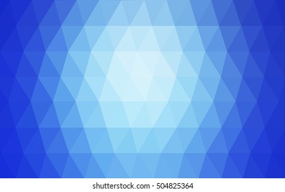 Light blue abstract mosaic pattern. Glitter abstract illustration with an elegant design. A completely new template for your business design.