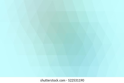 Light blue abstract mosaic pattern. Glitter abstract illustration with an elegant design. Triangular pattern for your business design.