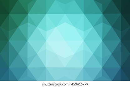 Light blue abstract mosaic template. Brand-new colored illustration in blurry style with gradient. A completely new template for your business design.