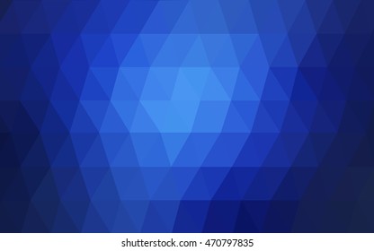Light blue abstract mosaic template. Creative illustration in halftone style with gradient. The textured pattern can be used for background.