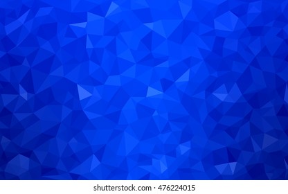 Light blue abstract mosaic template. Colorful illustration in abstract style with gradient. A completely new template for your business design.