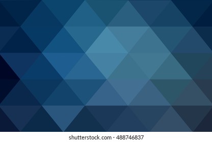 Light blue abstract mosaic template. A sample with polygonal shapes. A completely new template for your business design.