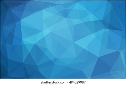 Light blue abstract mosaic template. Glitter abstract illustration with an elegant design. The template can be used as a background for cell phones.