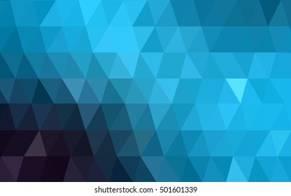 Light blue abstract mosaic template. Glitter abstract illustration with an elegant design. A completely new template for your business design.