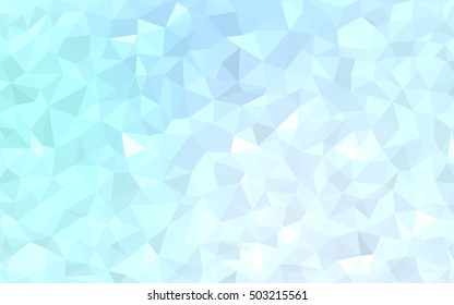 Light blue abstract mosaic template. A vague abstract illustration with gradient. Brand-new style for your business design.
