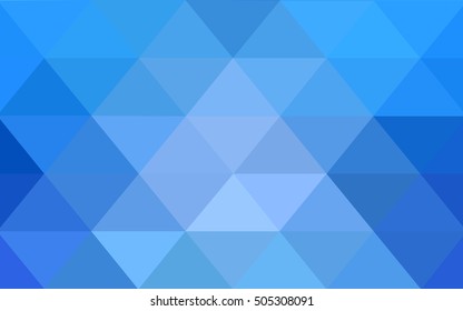 Light blue abstract mosaic template. Colorful illustration in abstract style with gradient. Brand-new design for your business.