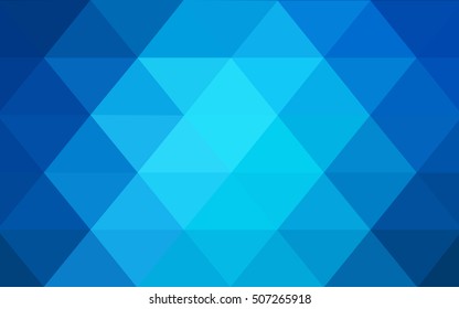 Light blue abstract mosaic template. A sample with polygonal shapes. The template can be used as a background for cell phones.