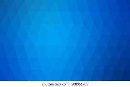 Light blue abstract mosaic template. Brand-new colored illustration in blurry style with gradient. A completely new design for your business.