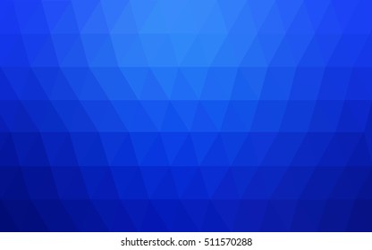 Light blue abstract mosaic template. Shining illustration, which consist of triangles. The template can be used as a background for cell phones.