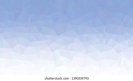 Light blue abstract polygonal background with triangle design, vector illustration template