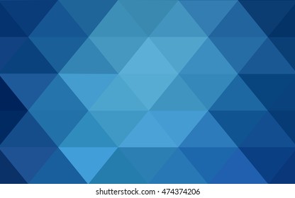 Light blue abstract polygonal background. Geometric illustration in Origami style with gradient.  Brand-new style for your business design.