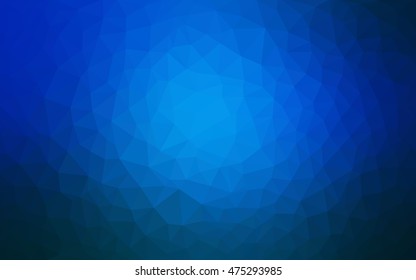 Light blue abstract polygonal background. Shining colored illustration in a brand-new style. Triangular pattern for your business design.