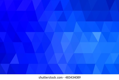 Light blue abstract polygonal background. Modern geometrical abstract illustration with gradient. Brand-new design for your business.