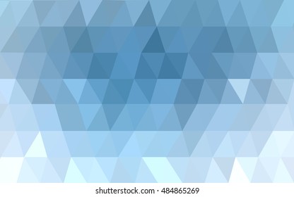 Light blue abstract polygonal background. A sample with polygonal shapes. The textured pattern can be used for background.