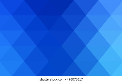 Light blue abstract polygonal background. Creative geometric illustration in Origami style with gradient. The elegant pattern can be used as part of a brand book.