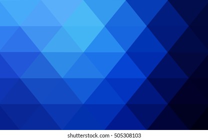 Light blue abstract polygonal background. Creative geometric illustration in Origami style with gradient. A completely new template for your business design.