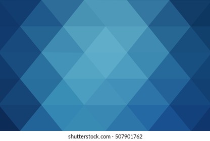 Light blue abstract polygonal background. Geometric illustration in Origami style with gradient.  The elegant pattern can be used as part of a brand book.