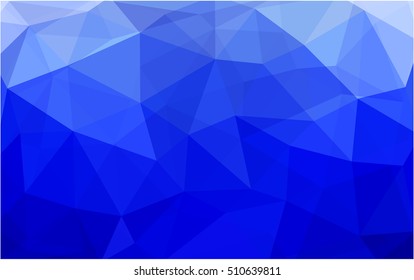 Light blue abstract polygonal background. An elegant bright illustration with gradient. A completely new design for your business.