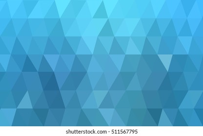 Light blue abstract polygonal background. A sample with polygonal shapes. The polygonal design can be used for your web site.