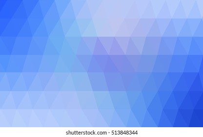 Light blue abstract polygonal background. Creative geometric illustration in Origami style with gradient. A completely new template for your business design.