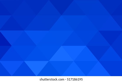 Light blue abstract polygonal background. Modern geometrical abstract illustration with gradient. The template can be used as a background for cell phones.