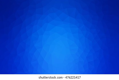 Light blue abstract polygonal template. Geometric illustration in Origami style with gradient.  Brand-new design for your business.