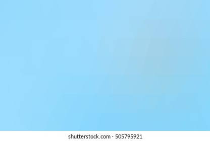 Light blue abstract polygonal template. A sample with polygonal shapes. The textured pattern can be used for background.