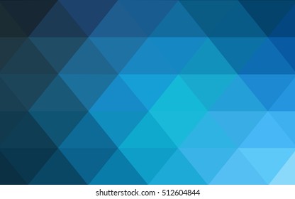 Light blue abstract polygonal template. A vague abstract illustration with gradient. The completely new template can be used for your brand book.