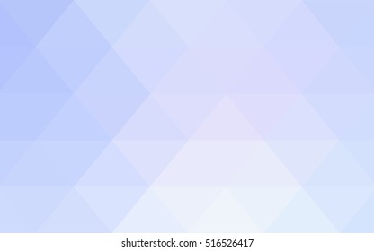 Light blue abstract polygonal template. Colorful abstract illustration with gradient. The polygonal design can be used for your web site.