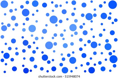 Light BLUE abstract seamless pattern with circles. Geometry pattern for fabric. Textile background. Stock vector.
