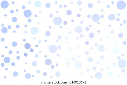 Light BLUE abstract seamless pattern with circles. Geometry pattern for fabric. Textile background. Stock vector.