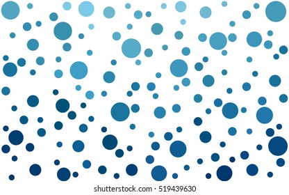Light BLUE abstract seamless pattern with circles. Geometry pattern for fabric. Textile background. Stock vector.
