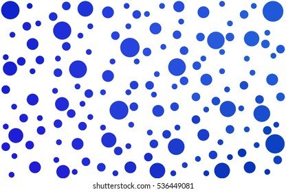 Light BLUE abstract seamless pattern with circles. Geometry pattern for fabric. Textile background. Stock vector.