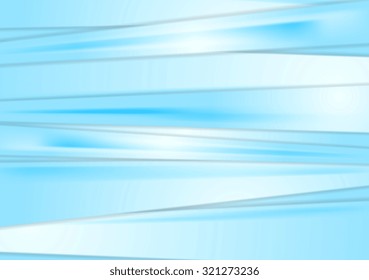 Light blue abstract striped background. Vector design