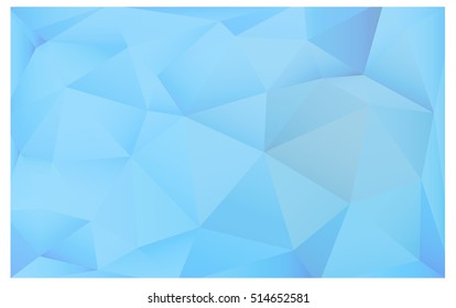 Light BLUE abstract textured polygonal background. Vector blurry triangle design. Pattern can be used for background.