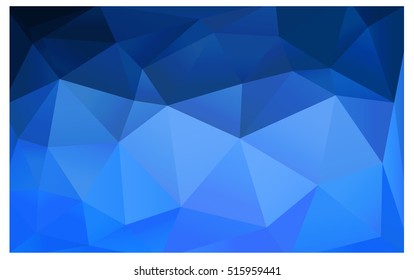 Light BLUE abstract textured polygonal background. Vector blurry triangle design. Pattern can be used for background.