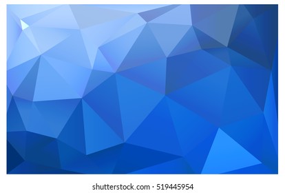 Light BLUE abstract textured polygonal background. Vector blurry triangle design. Pattern can be used for background.