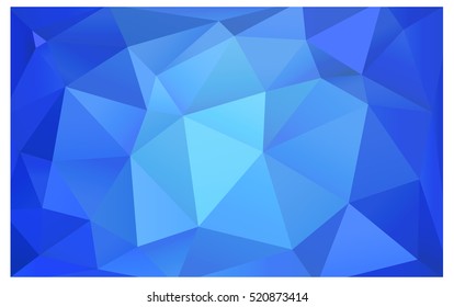 Fondo polígono de textura abstracta de color azul claro. Diseño de triángulo de visión borrosa. El patrón se puede utilizar para el fondo.