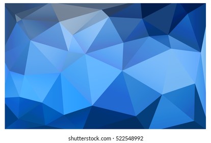 Light BLUE abstract textured polygonal background. Vector blurry triangle design. Pattern can be used for background.