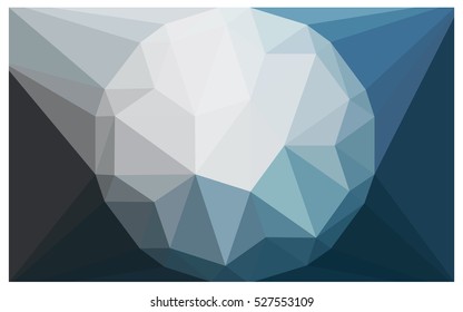 Light BLUE abstract textured polygonal background. Vector blurry triangle design. Pattern can be used for background.