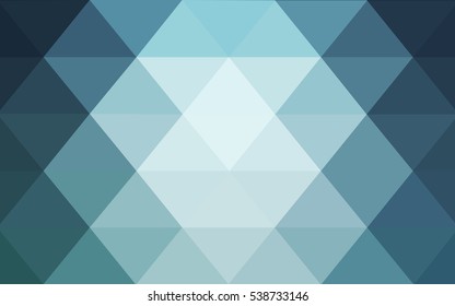 Light BLUE abstract textured polygonal background. Vector blurry triangle design. Pattern can be used for background.