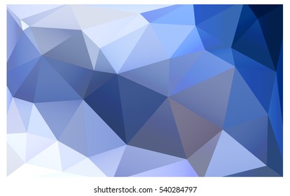 Light BLUE abstract textured polygonal background. Vector blurry triangle design. Pattern can be used for background.