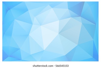 Light BLUE abstract textured polygonal background. Vector blurry triangle design. Pattern can be used for background.