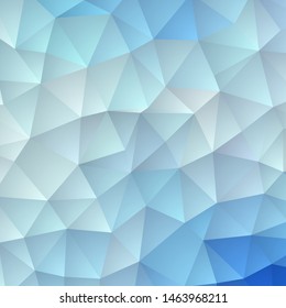 light blue abstract vector background. triangular pattern. geometric design.