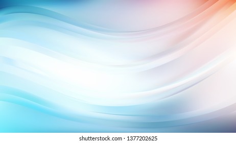 Light Blue Abstract Wave Background