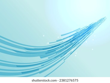 fondo de onda abstracta azul claro
