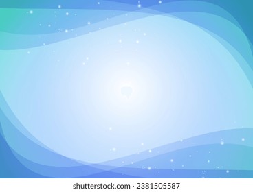 light blue abstract wave frame background