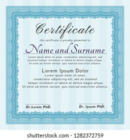 Certificate Template Diploma Modern Design Gift Stock Vector (Royalty ...